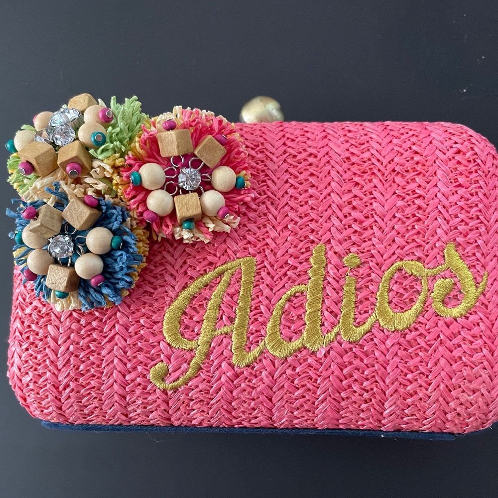 Miss Albright "Adios" convertible/clutch purse EUC